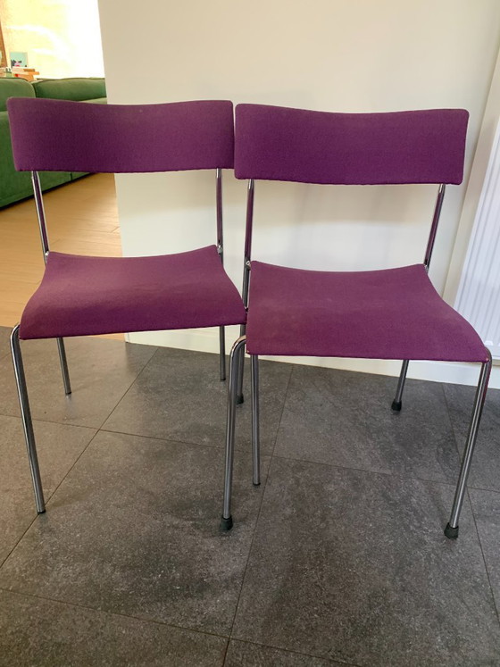 6 sedie Lammhults viola per il campus – Sedie da pranzo, Textile (photo 10 of 14)