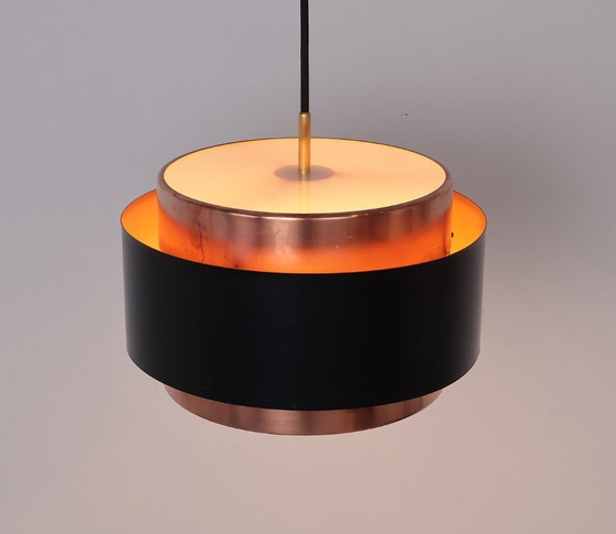 Image 1 of Lampada a sospensione in rame Saturn di Fog e Morup, 1960