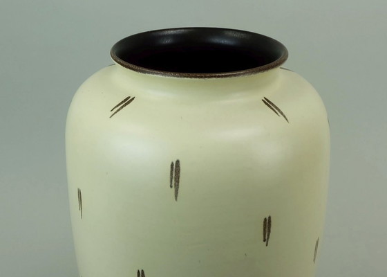 Image 1 of large mid century ceramic floor vase 1950s fritz van daalen, model no. 81/10A