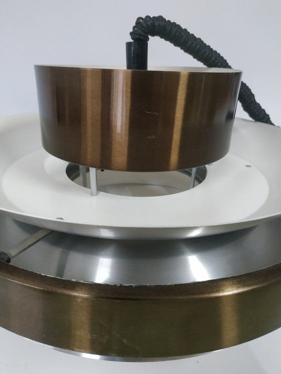 Image 1 of Scandinavian style ceiling design ring lamp by Herda, 60-70s (adjustable in height)