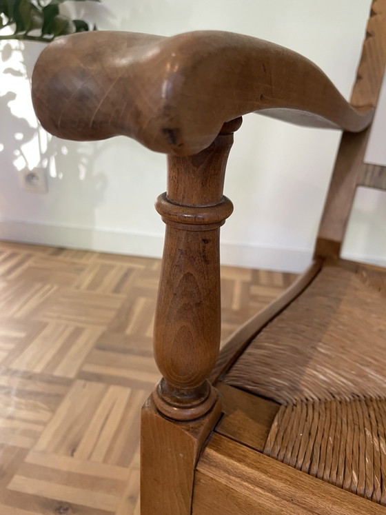 2 fauteuils in de Arts & Crafts-stijl uit de jaren 1920. – Wood, Wicker (photo 15 of 15)