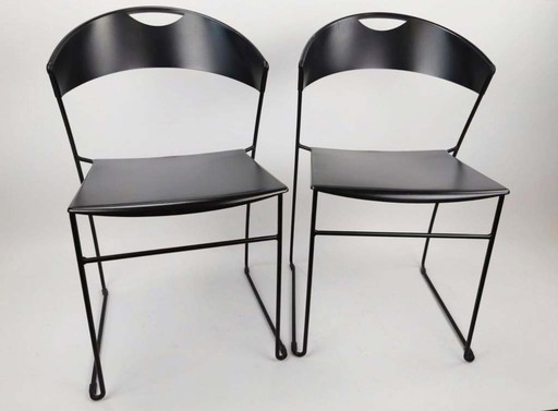 2 Chaises Baleri Italia Design "Juliette" by Wettstein