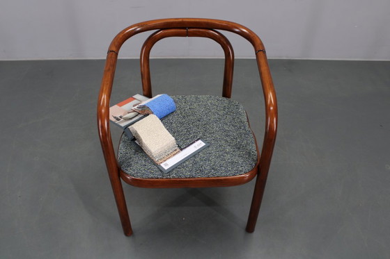 Image 1 of Sedia laterale restaurata in legno di faggio Antonin Suman degli anni '70 di Ton, Cecoslovacchia