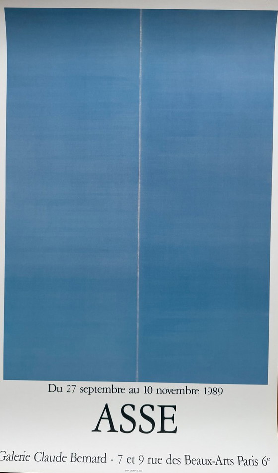 Geneviève Asse (1923–2021), 1989, Ausstellungsplakat, Gedruckt in Frankreich. – Posters, Paper (photo 9 of 9)