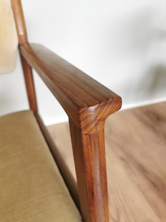Image 1 of Unieke set van 4 vintage mid-century eetkamerstoelen 