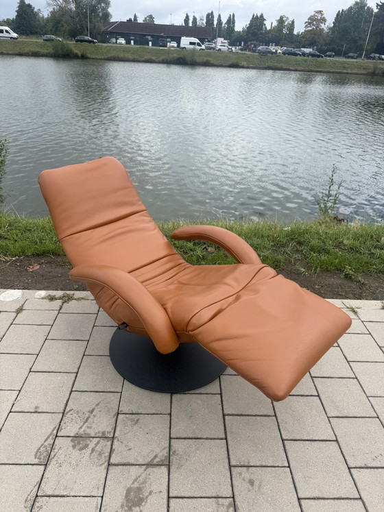 Wunderschöner Jori Yoga Relax in perfektem Zustand! Cognac Fuerte – Sessel, Leather (photo 5 of 15)