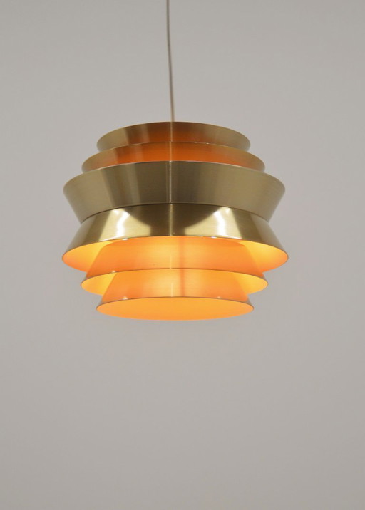 Swedish pendant lamp 'Trava' designed by Carl Thore for Granhaga, 1960s