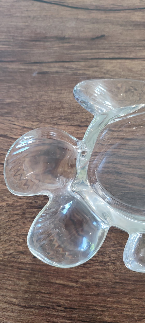 Image 1 of Gegoten glazen "vis" vintage zakverdeler