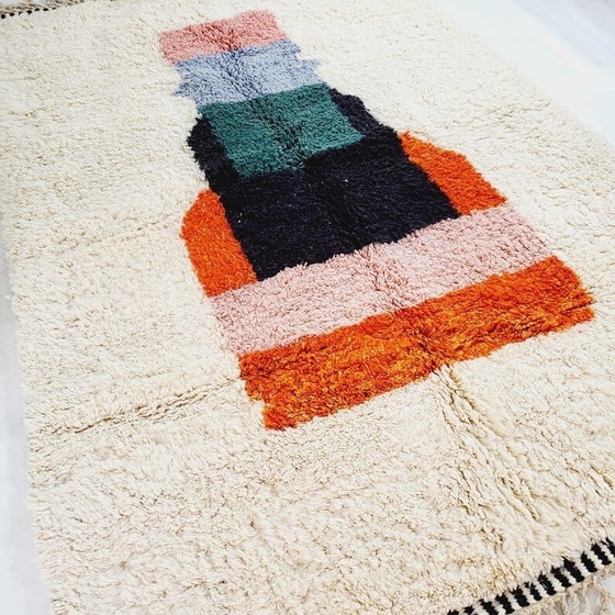 Image 1 of Tapis beni ouraine marocain authentique d’atlas 150/250 cm