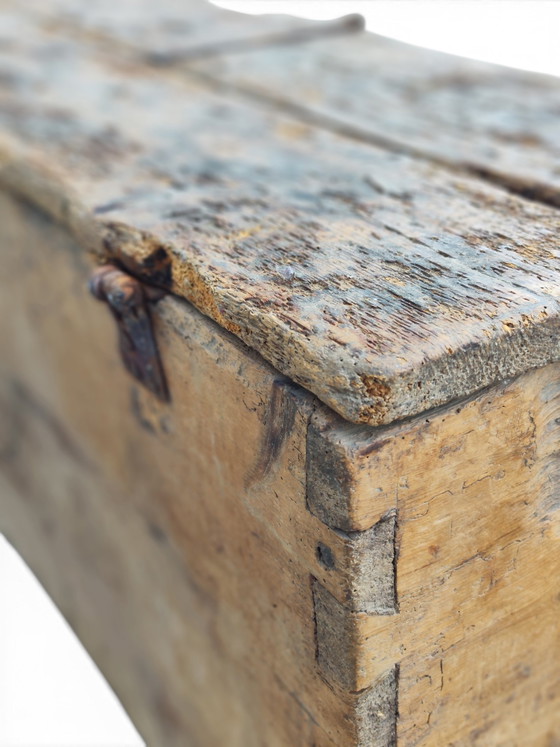 Baule italiano dei primi del XIX secolo – Armadi contenitori, Iron, Wood (photo 8 of 10)