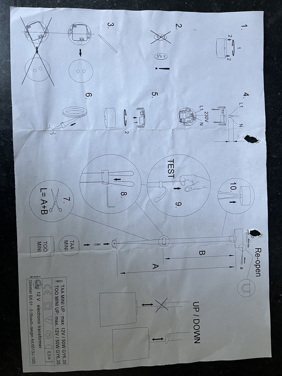 Image 1 of 2x Tobias Grau TAA UP / mini