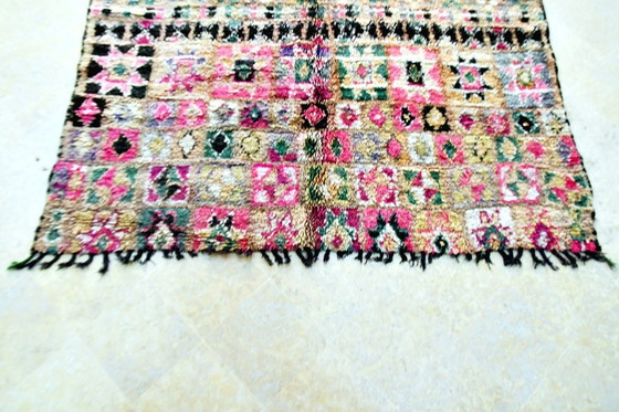 Image 1 of Vintage Zemmour Marokkaans Vloerkleed - 315 x 207 cm | Roze & Beige