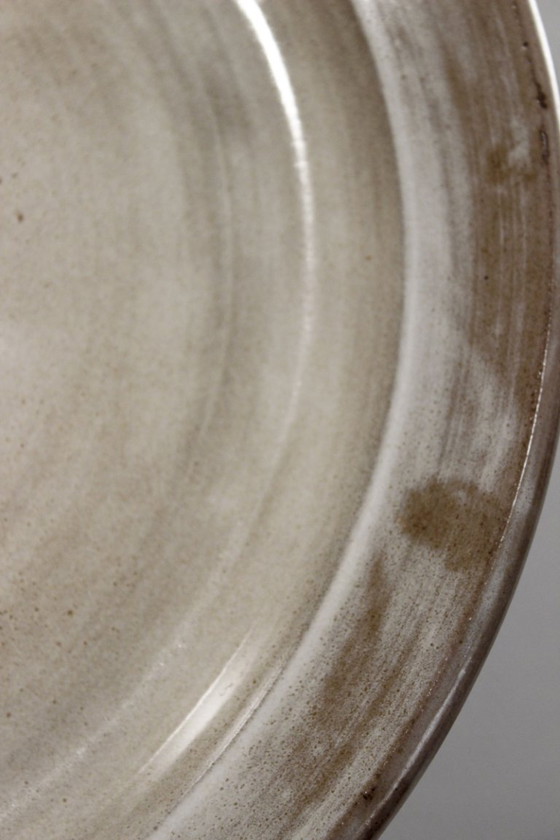 Image 1 of Serafino Ferraro a Vallauris - Impressionante piatto da parete decorativo in gres