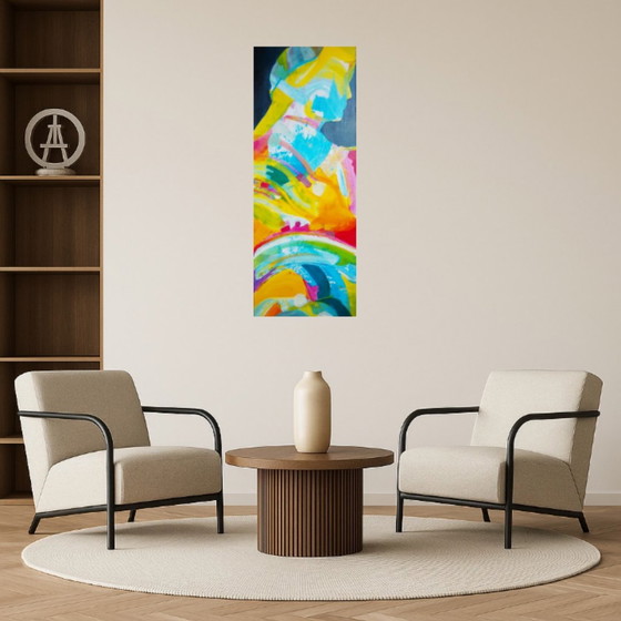 Image 1 of Acrylic painting #sophia 38x100cm
