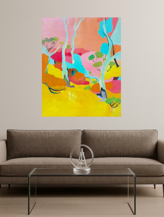 Peinture Acrylique 80x100cm – Objets d'art, Toile (photo 7 of 15)
