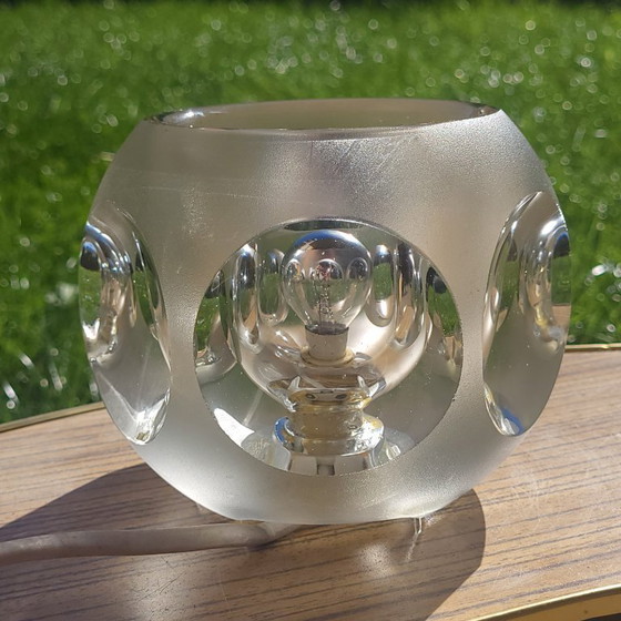 Image 1 of Lampe a Poser Glaçons à Facettes, Peill en Putzler, jaren 1960 en 70