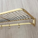 Large Fifties String Coat Rack