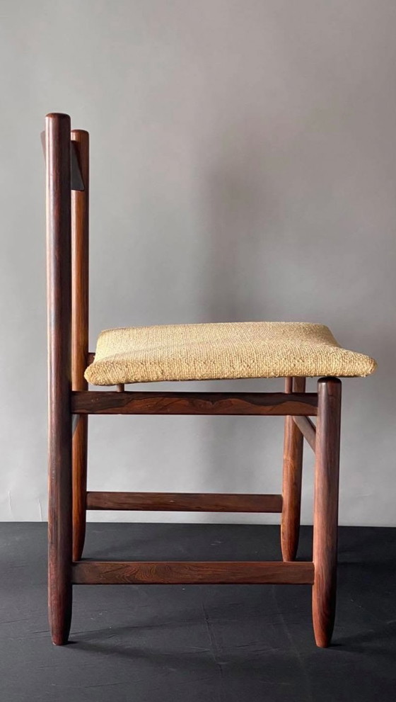 Image 1 of 6x Mid Century Stühle aus Rosenholz