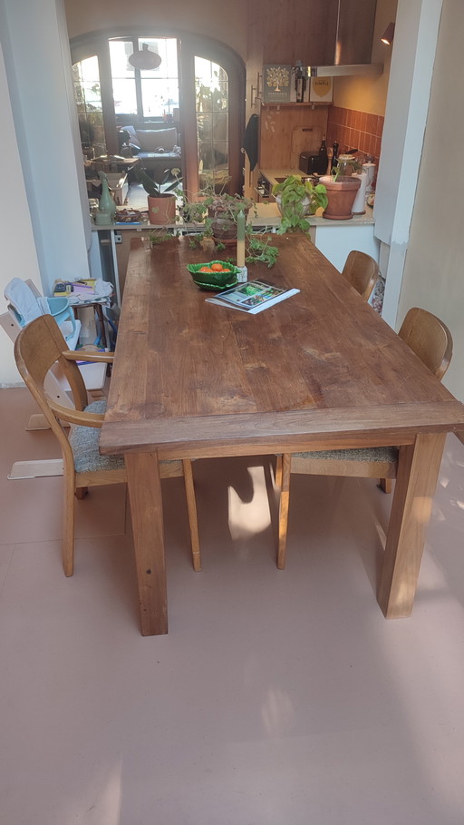 Authentic farm table