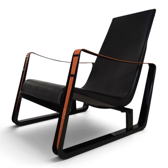 Poltrona lounge Cité di Jean Prouvé per Vitra, 1930 – Poltrone, Pelle, Metallo, Vintage (photo 21 of 21)