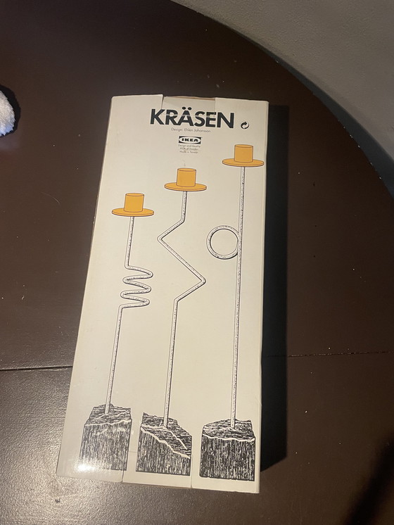 Image 1 of Ikea Kräsen Kerzenleuchter Set von 1987 Neu