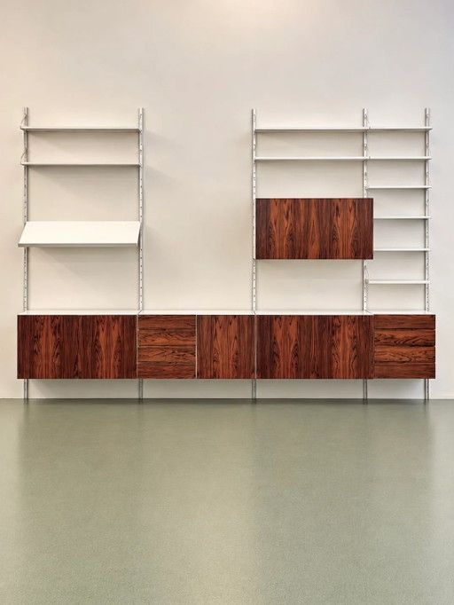 Meuble mural modulaire en palissandre, années 1960