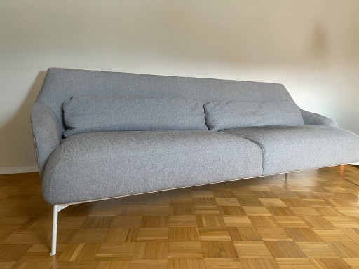 Italian designer sofa - Lima by Tacchini in grey