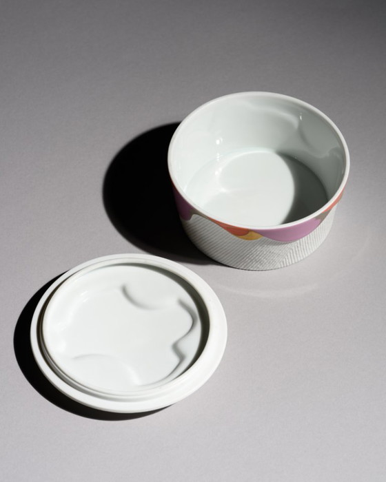 Image 1 of Rosenthal Studio-Line Box & Plate by Johan van Loon Sculptural Postmodern Set