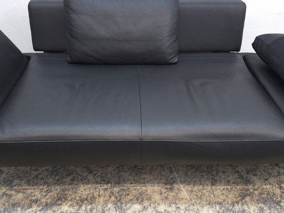 Image 1 of Fsm Easy Set Designer Sofa Leather Sofa Couch de sede Black
