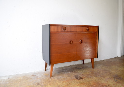 1960s Teak Sideboard Dresser Vintage chest of drawers