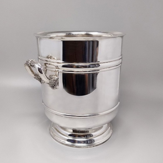 Image 1 of Champagner- und Eisbehälter „Sully“ von Christofle aus den 1950er Jahren, versilbert (Gallia-Kollektion)