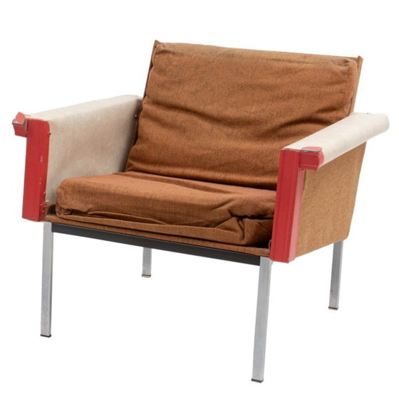 Image 1 of Set di 2 sedie Gispen 1455 di Coen de Vries anni '60