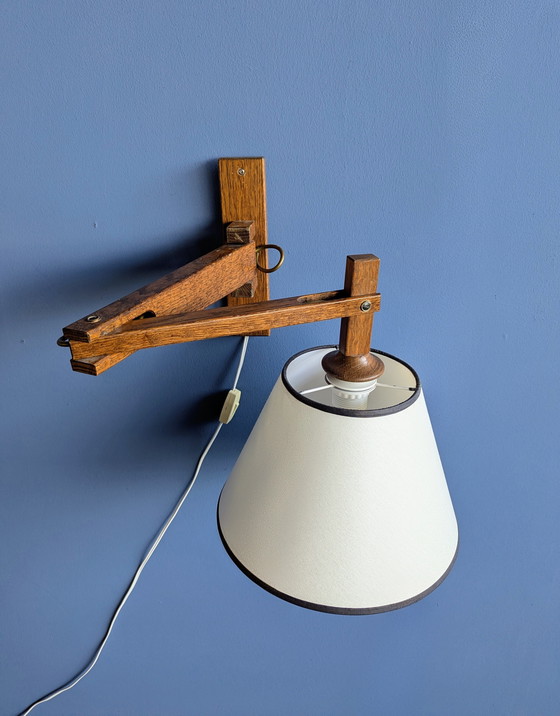 Image 1 of 1970s vintage hinged wall lamp