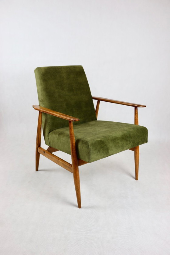 Image 1 of Lis Stuhl in Olivgrün von Henryk Lis, 1970er Jahre