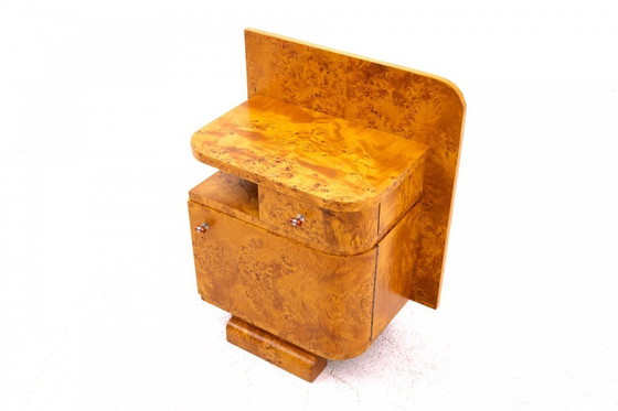 Image 1 of Mesillas de noche Art Déco, Polonia, hacia 1930.