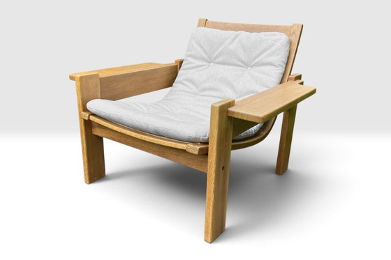 2 Swedese "Kontra" armchairs Ingve Ekström vintage Sweden – Cotton, Wood (photo 4 of 15)