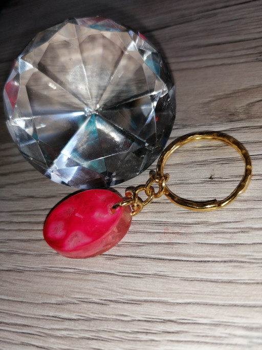 Ciondolo in resina epossidica "fatto a mano" (chiusura color oro) – decoratie, Metal, Plastic (photo 2 of 6)