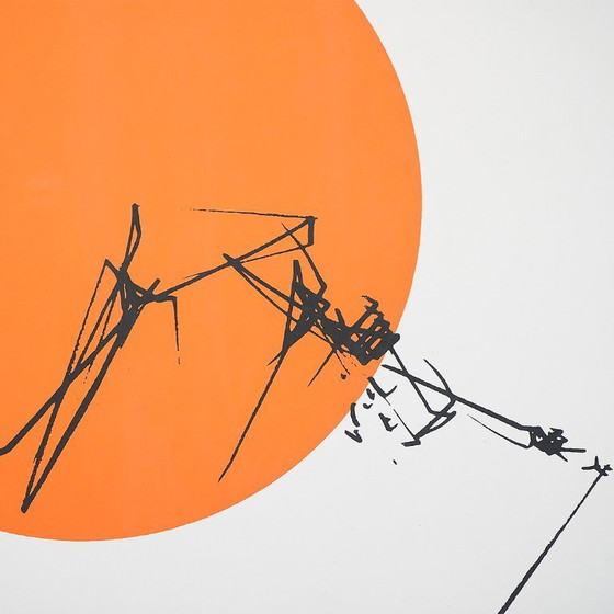 Image 1 of Emilio Scanavino, Siebdruck auf Karton, 1960er Jahre