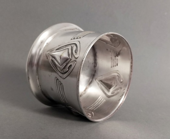 Image 1 of WMF jugendstil model 'no. 132' glass/wine holder by Albin Müller, 1905 Alemania