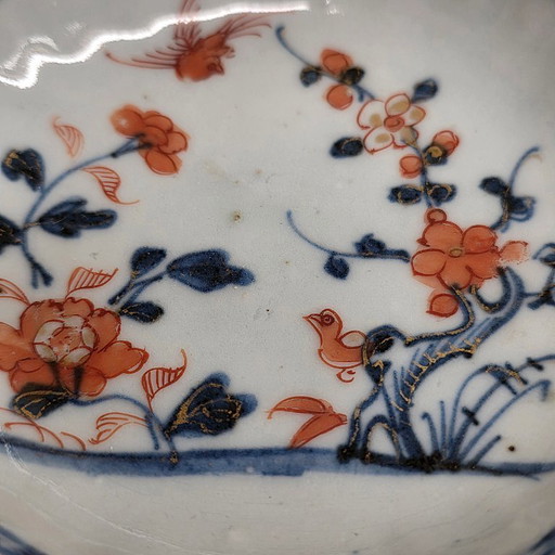 Soucoupes à cappuccino en porcelaine Imari chinoise, XVIIIe siècle