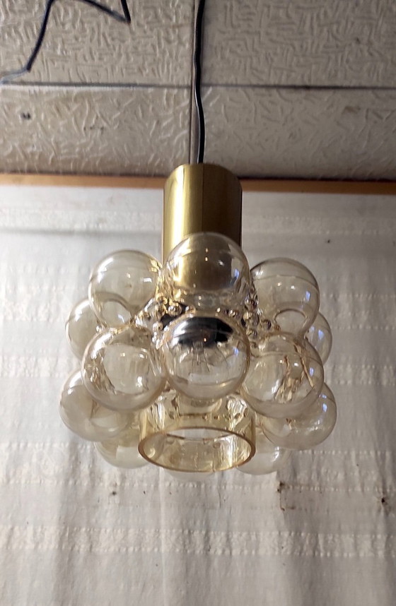 Image 1 of Hanglamp in bubbelvorm van Helena Tynell voor Limburg - jaren 60/70