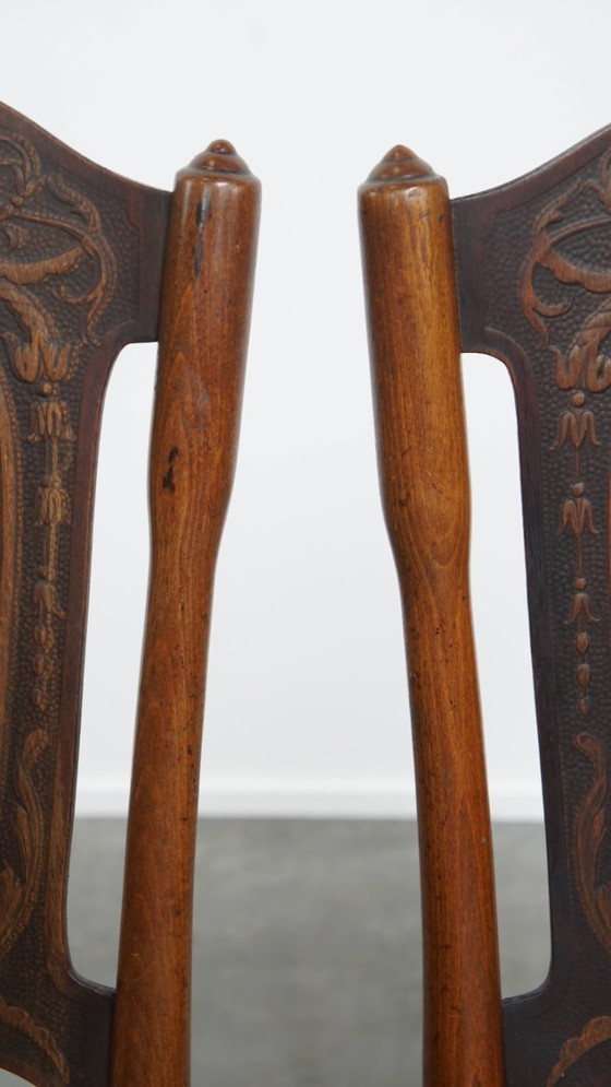 Image 1 of 4 x Antiker Jacob und Josef Kohn Bugholz Design Thonet Stuhl aus dem frühen 20.