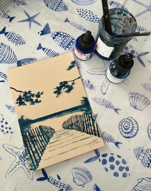 Artist's sketch 21x15cm