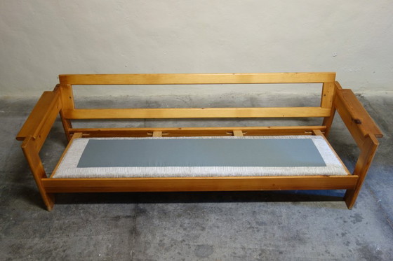 Image 1 of Brutalistisches Kiefernsofa, 60er/70er Jahre Berg-Stil