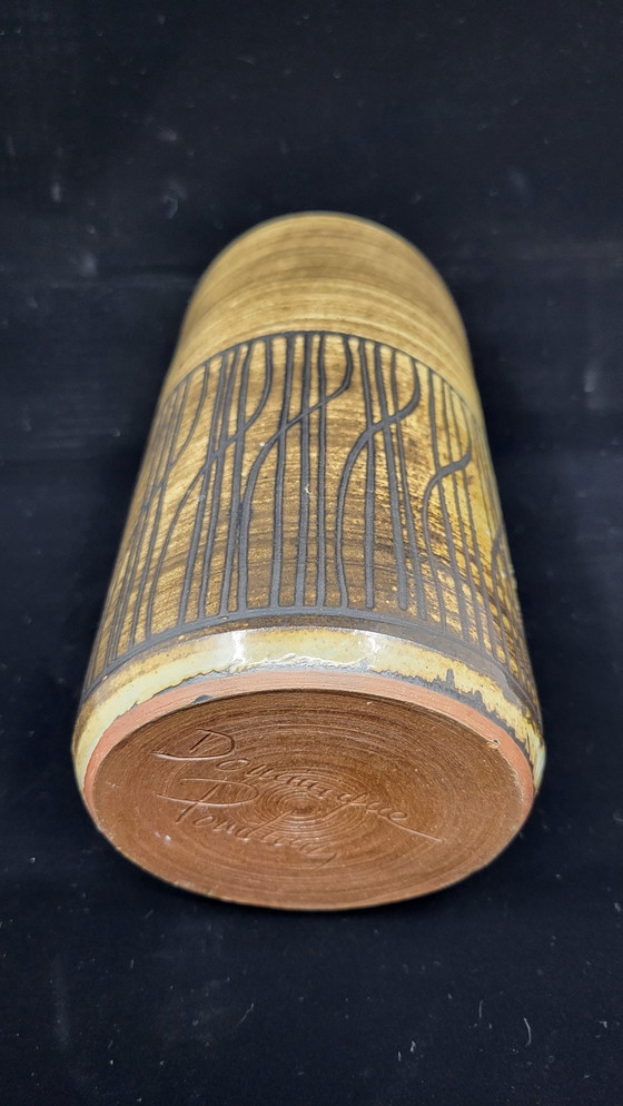 Image 1 of Dominique Pouchain vase Geometric design France Circa 1980