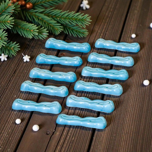 Antico poggiacoltelli Art Déco in terracotta turchese