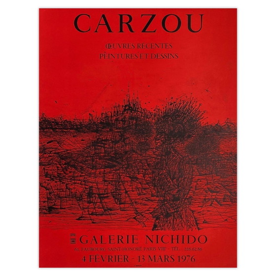 Jean Carzou Poster Expo 76 - Galerie Nichido II – Paper (photo 5 of 5)