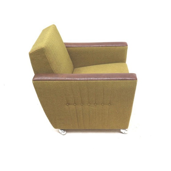 Image 1 of 2 poltrone vintage verdi degli anni '70