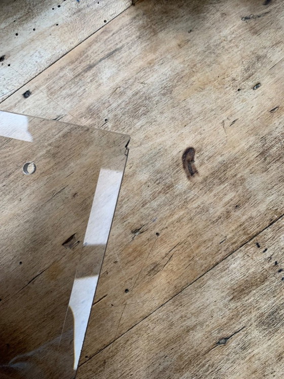 Image 1 of Hillebrand Brass Ceiling Lamp Mid Century