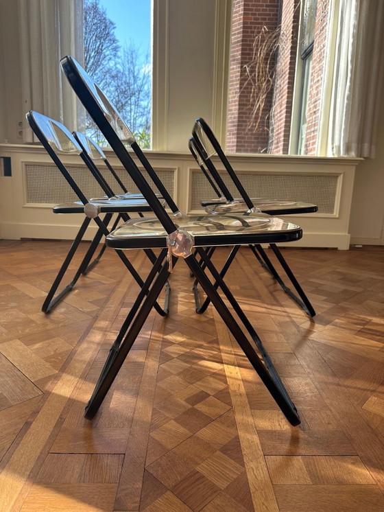 Image 1 of Set of 5 Plia chairs – Giancarlo Piretti for Anonima Castelli